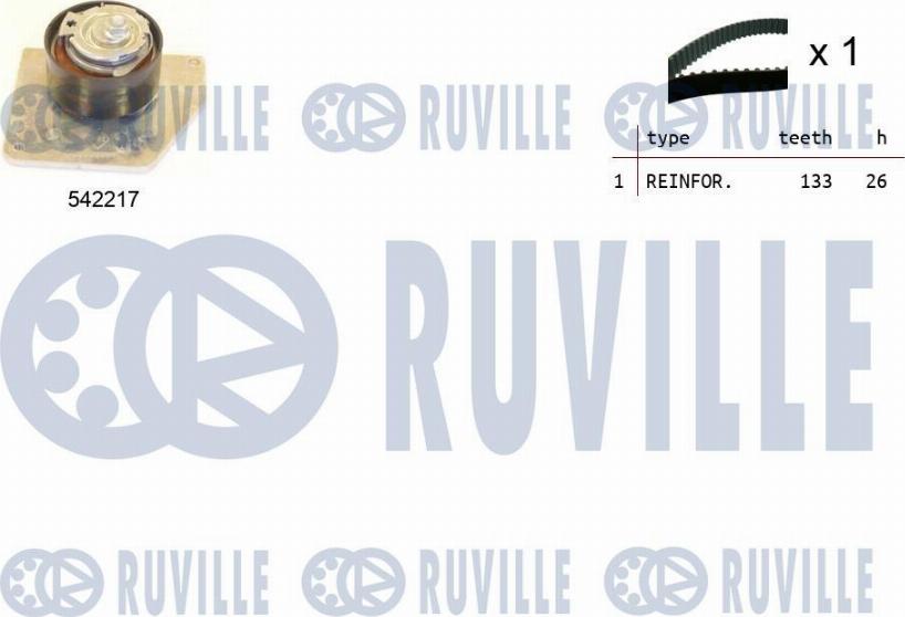 Ruville 550336 - Timing Belt Set autospares.lv