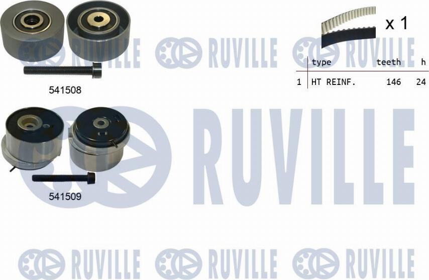 Ruville 550320 - Timing Belt Set autospares.lv