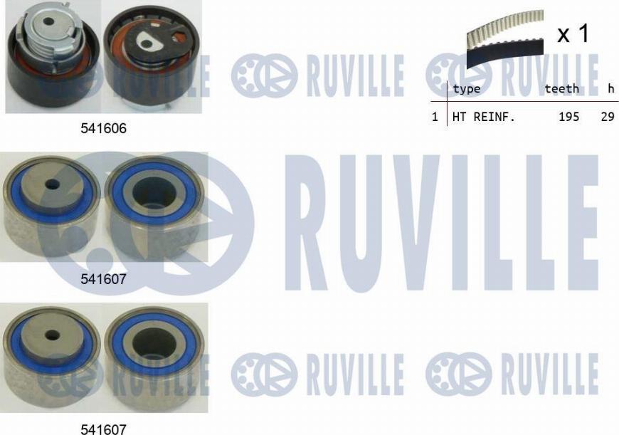 Ruville 550323 - Timing Belt Set autospares.lv