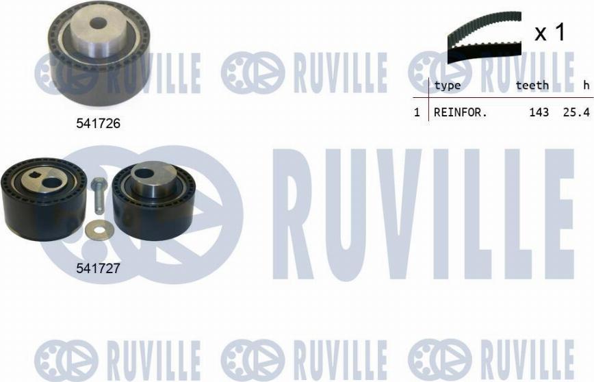 Ruville 550295 - Timing Belt Set autospares.lv