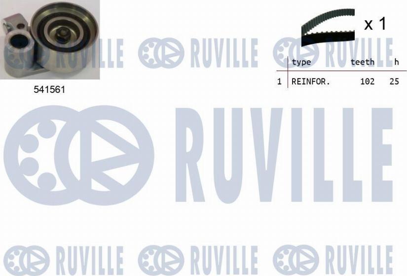 Ruville 550268 - Timing Belt Set autospares.lv
