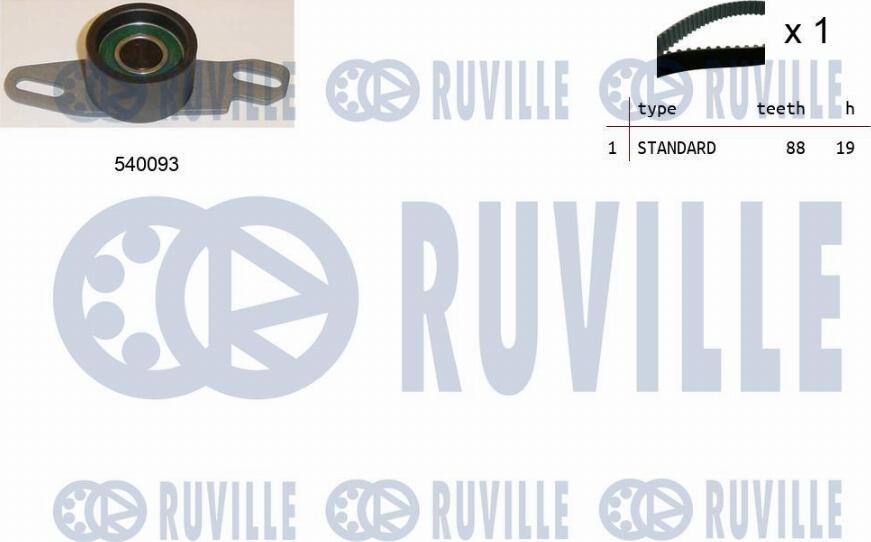 Ruville 550262 - Timing Belt Set autospares.lv