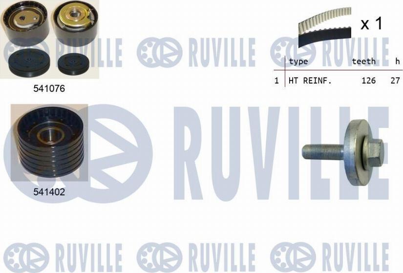 Ruville 550278 - Timing Belt Set autospares.lv