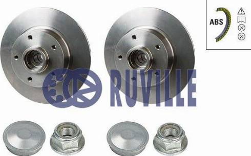 Ruville 5513BD - Brake Disc autospares.lv