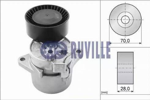 Ruville 55123 - Belt Tensioner, v-ribbed belt autospares.lv