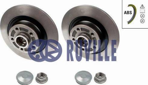 Ruville 5589BD - Brake Disc autospares.lv