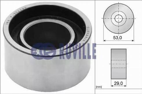 Ruville 55842 - Deflection / Guide Pulley, timing belt autospares.lv