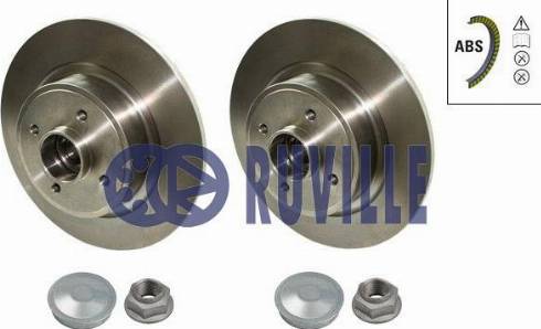 Ruville 5585BD - Brake Disc autospares.lv