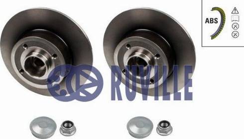 Ruville 5586BD - Brake Disc autospares.lv