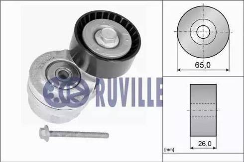 Ruville 55872 - Belt Tensioner, v-ribbed belt autospares.lv