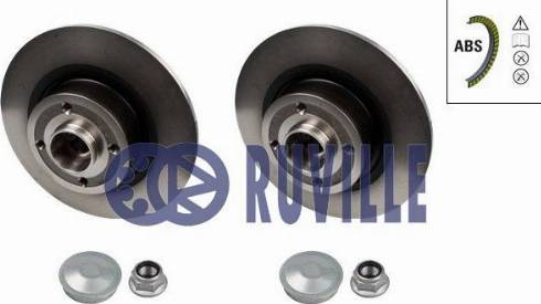 Ruville 5587BD - Brake Disc autospares.lv