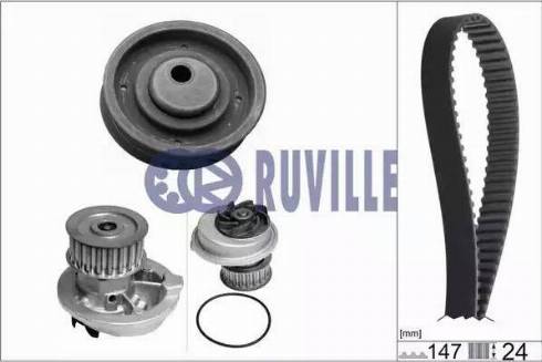 Ruville 55300701 - Water Pump & Timing Belt Set autospares.lv