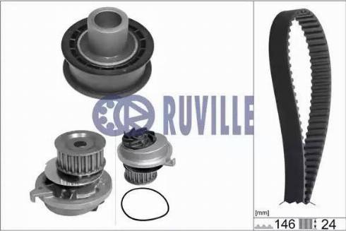 Ruville 55301701 - Water Pump & Timing Belt Set autospares.lv