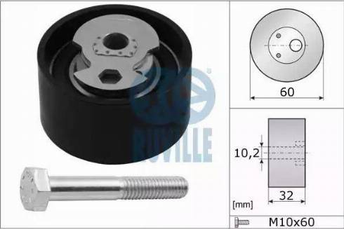 Ruville 55240 - Tensioner Pulley, timing belt autospares.lv