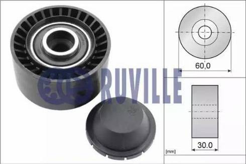 Ruville 55247 - Pulley, v-ribbed belt autospares.lv