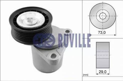 Ruville 55252 - Belt Tensioner, v-ribbed belt autospares.lv