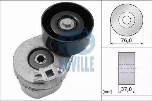 Ruville 55264 - Belt Tensioner, v-ribbed belt autospares.lv