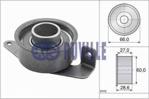 Ruville 55214 - Tensioner Pulley, timing belt autospares.lv