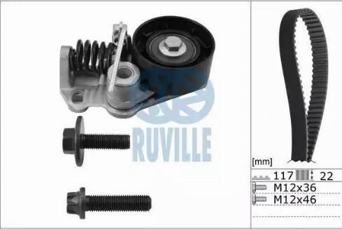 Ruville 5528570 - Timing Belt Set autospares.lv