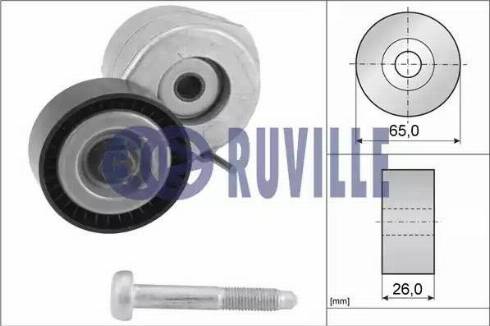 Ruville 55237 - Belt Tensioner, v-ribbed belt autospares.lv