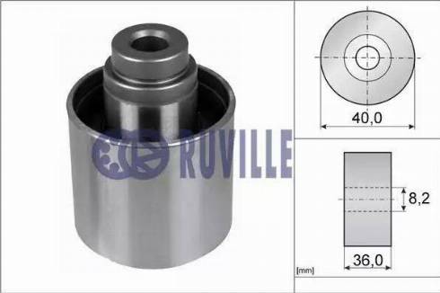 Ruville 55735 - Deflection / Guide Pulley, timing belt autospares.lv