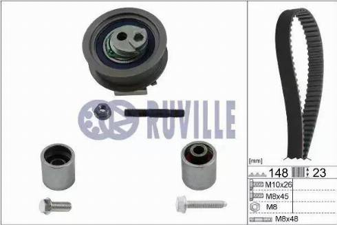 Ruville 5577270 - Timing Belt Set autospares.lv