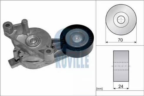 Ruville 55777 - Belt Tensioner, v-ribbed belt autospares.lv