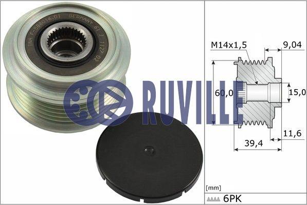 Ruville 56997 - Water Pump autospares.lv