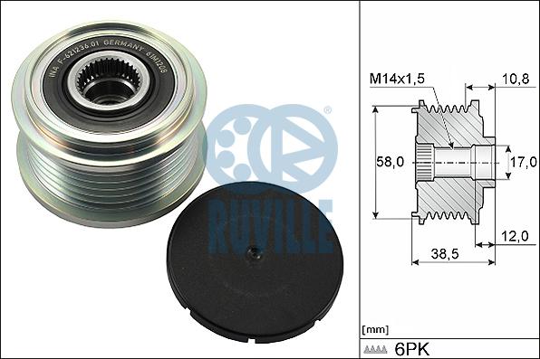 Ruville 56954 - Water Pump autospares.lv