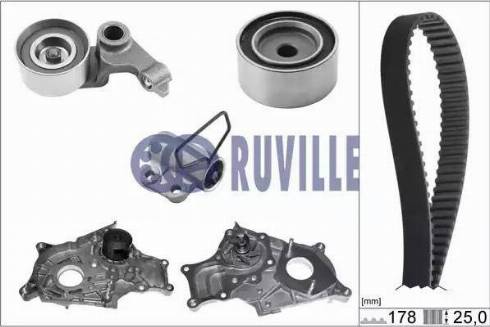 Ruville 56951712 - Water Pump & Timing Belt Set autospares.lv