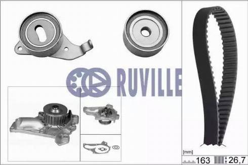 Ruville 56901701 - Water Pump & Timing Belt Set autospares.lv