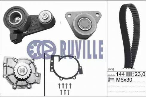 Ruville 56512711 - Water Pump & Timing Belt Set autospares.lv