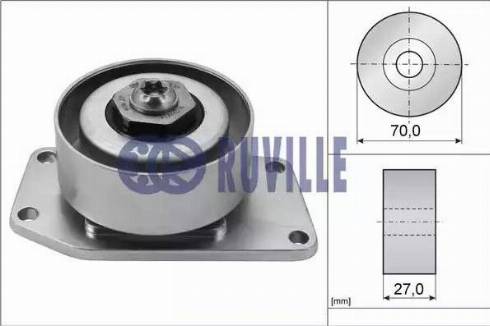 Ruville 56640 - Pulley, v-ribbed belt autospares.lv