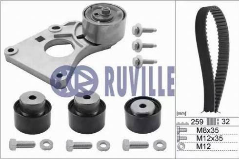 Ruville 5664370 - Timing Belt Set autospares.lv