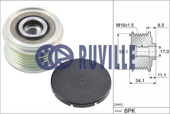 Ruville 56657 - Water Pump autospares.lv
