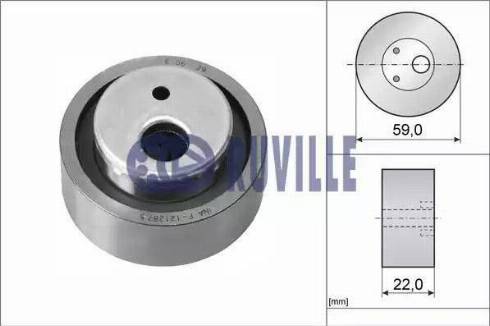 Ruville 56600 - Tensioner Pulley, timing belt autospares.lv