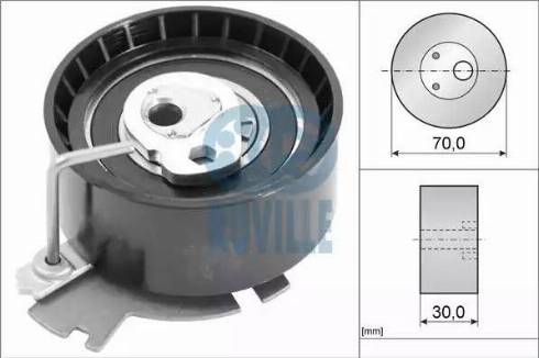Ruville 56638 - Tensioner Pulley, timing belt autospares.lv