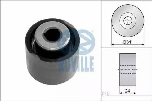 Ruville 56678 - Deflection / Guide Pulley, timing belt autospares.lv