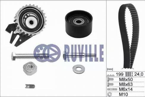 Ruville 5603671 - Timing Belt Set autospares.lv