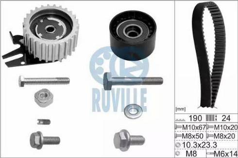 Ruville 5603677 - Timing Belt Set autospares.lv