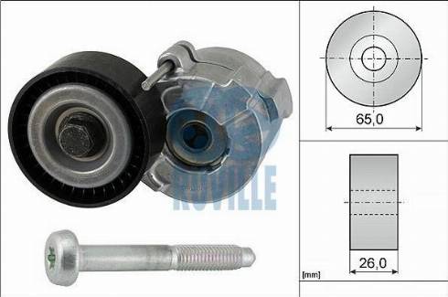 Ruville 56020 - Belt Tensioner, v-ribbed belt autospares.lv