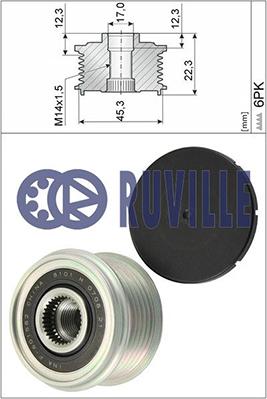 Ruville 56844 - Water Pump autospares.lv