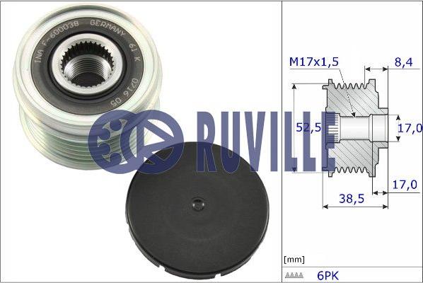 Ruville 56840 - Water Pump autospares.lv