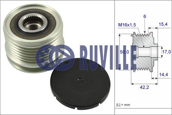 Ruville 56838 - Water Pump autospares.lv