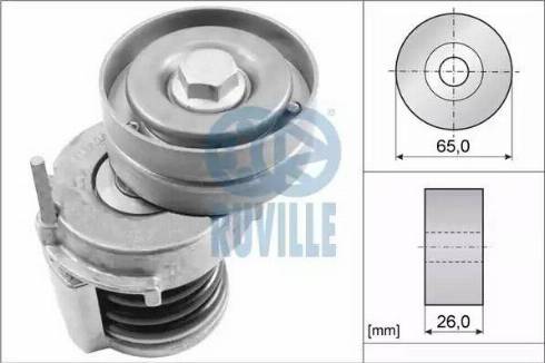 Ruville 56353 - Belt Tensioner, v-ribbed belt autospares.lv