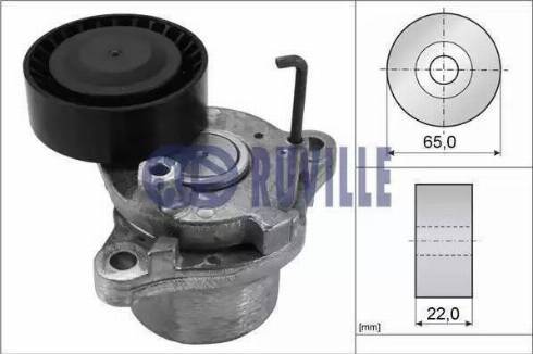 Ruville 58440 - Belt Tensioner, v-ribbed belt autospares.lv