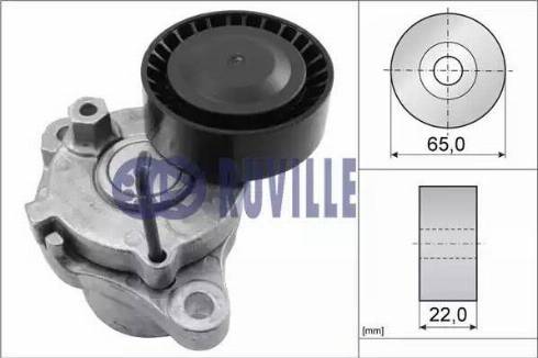 Ruville 58458 - Belt Tensioner, v-ribbed belt autospares.lv