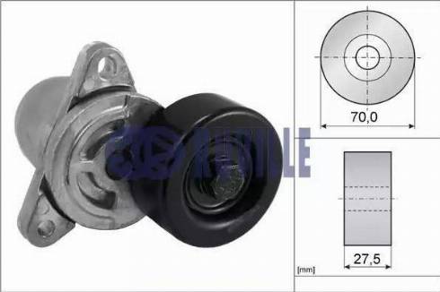 Ruville 58414 - Belt Tensioner, v-ribbed belt autospares.lv