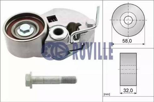 Ruville 58432 - Tensioner Pulley, timing belt autospares.lv