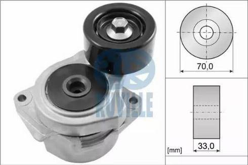 Ruville 57443 - Belt Tensioner, v-ribbed belt autospares.lv